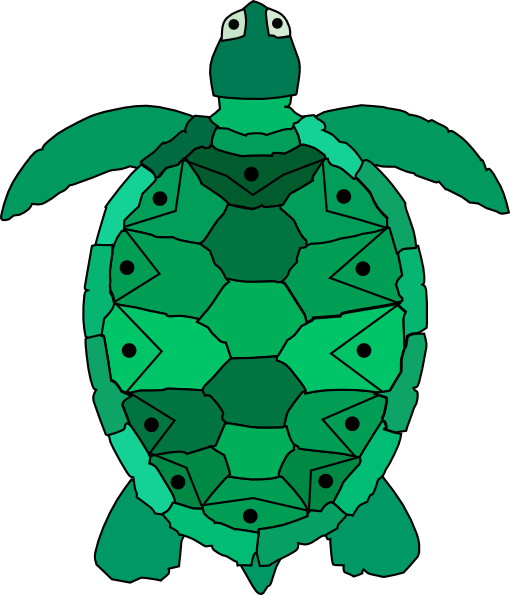 Download Teal Sea Turtle Clip Art at Clker.com - vector clip art ...