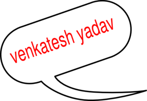 My Name Venkatesh Clip Art