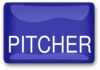 Blank Pitcher Button Clip Art