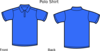 Blue Polo Shirt Clip Art