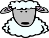 Sheep Face Clip Art