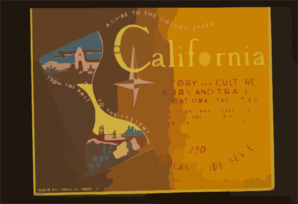 A Guide To The Golden State From The Past To The Present California History And Culture, Tours And Trails, Recreational Facilities : American Guide Series / B. Sheer. Clip Art