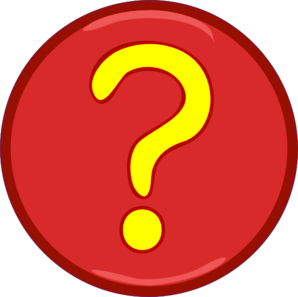 Yellow Question Mark Inside Red Circle Clip Art