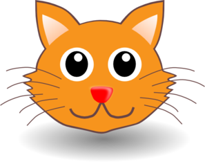 Cartoon Kitty Face Clip Art