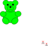 Green Bear Clip Art