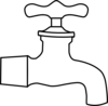 Water Faucet Clip Art