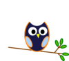 Blue Owl Clip Art