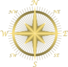 Golden Compass Clip Art