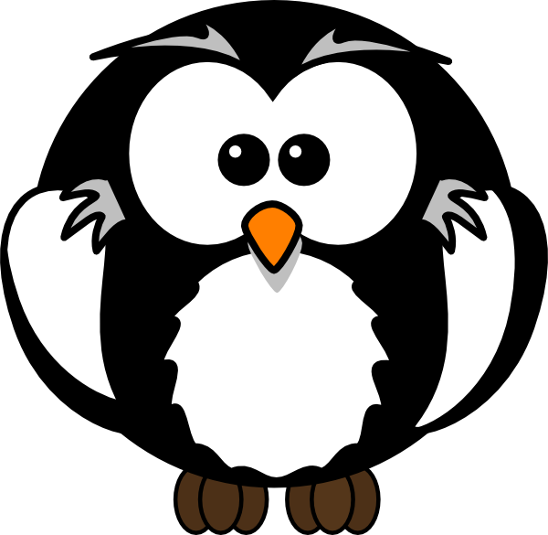 Black Owl Clip Art at Clker.com - vector clip art online, royalty free