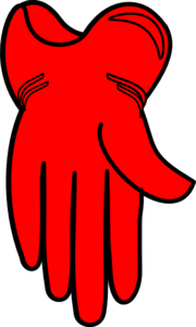 Gloved Hand Clip Art