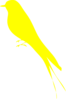 Yellow Bird Clip Art