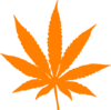 Orange Weed Leaf Clip Art