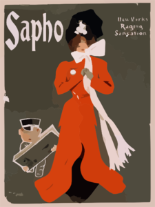 Sapho New York S Raging Sensation. Clip Art