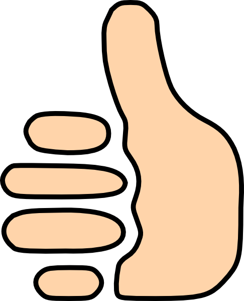 Thumbs Up Symbol Clip Art at Clker.com - vector clip art online