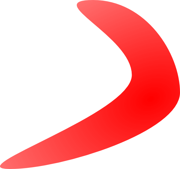 Red Boomerang Clip Art at Clker.com - vector clip art online, royalty