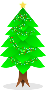 Christmas Tree Clip Art at Clker.com - vector clip art online, royalty