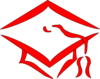 Red Graduation Cap Clip Art