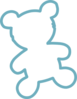 Teddy Bear Outline Clip Art