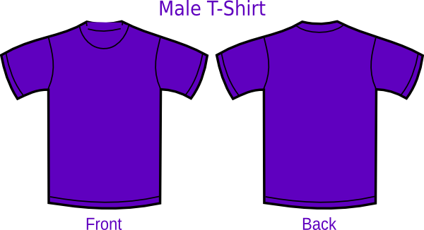 Purple Tshirt Clip Art at Clker.com - vector clip art 