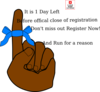 Reminder  Finger  For Registration  Clip Art