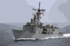 The U.s. Navy Frigate Uss Thach (ffg 43) Clip Art