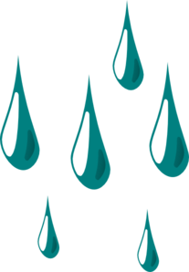 Rain Drops Clip Art at Clker.com - vector clip art online, royalty free