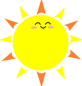Happy Sun Clip Art