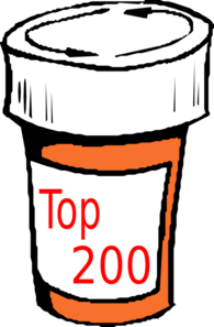 Pharmacy Bottle Top 200 Clip Art