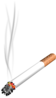 Lit Cigaretter Clip Art
