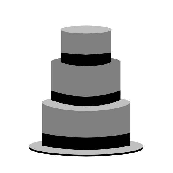 Bw Cake Clip Art at Clker.com - vector clip art online, royalty free