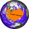 Iceland World Clip Art