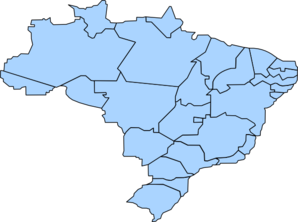 Mapa Do Brasil 2 Clip Art