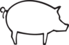 Big Pig Oink Clip Art