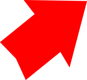Red Arrow Up Right Clip Art