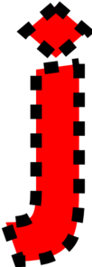 Lowercase J Clip Art