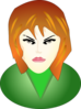 Angry Woman Clip Art