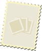 Blank Postal Stamp3 Clip Art