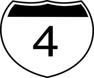 Interstate Sign I4 Clip Art