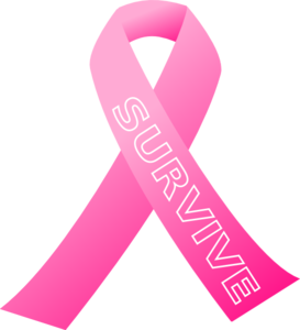 Survive Pink Ribbon Clip Art