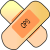 Ops Bandage Logo Clip Art