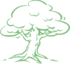 Light Green Oak Tree Clip Art