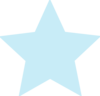 Light Blue Star Clip Art