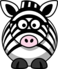 Cartoon Zebra Clip Art