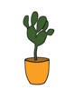 Cactus House Plant Clip Art
