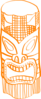 Orange Tiki Clip Art