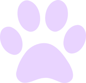 Paws Purps2 Clip Art