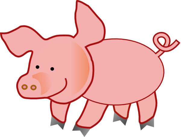 Small Pig Clip Art at Clker.com - vector clip art online, royalty free ...