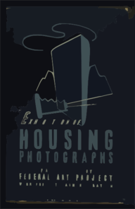 Exhibition Of Housing Photographs Produced By Federal Art Project, Work Projects Administration / M.a. Clip Art