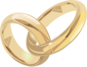 Wedding Rings 2 Clip Art
