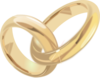 Wedding Rings 2 Clip Art